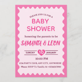 Baby Shower Invitation Card 招待状