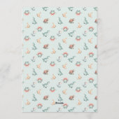 Baby Shower Invitation Dinosaur Dino Mite Party 招待状 (裏面)