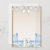 Baby Shower Invitation | Elegant Floral 招待状 (裏面)