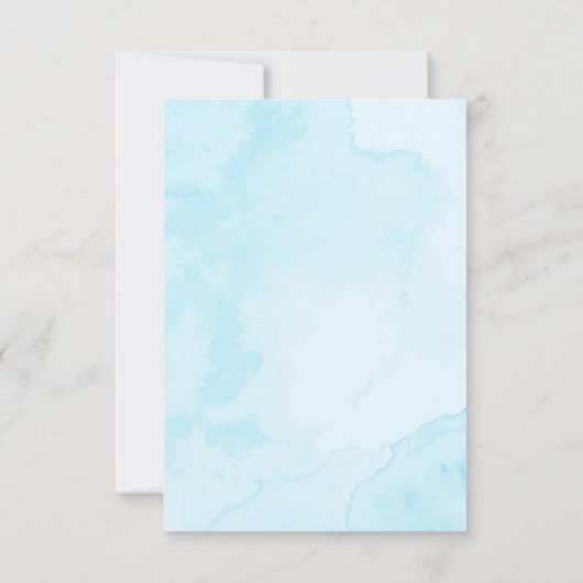 Baby Shower Invitation for Boy –Customizable 招待状 (裏面)