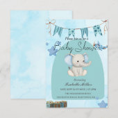Baby Shower Invitation for Boy –Customizable 招待状 (正面/裏面)