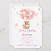 BABY SHOWER INVITATION FOR GIRLS IN PINK 招待状 (正面)