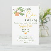 Baby Shower Invitation Gender neutral  招待状 (スタンド正面)