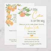 Baby Shower Invitation Gender neutral  招待状 (正面/裏面)