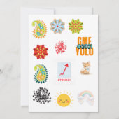 Baby Shower Invitation Gender Reveal | Modern 招待状 (裏面)