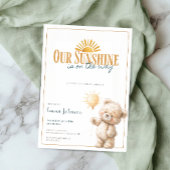 Baby Shower Invitation Our Sunshine