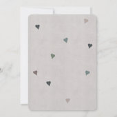 Baby Shower invitation paperlike 招待状 (裏面)