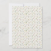 Baby Shower Invitation – Watercolor Garden Sprout 招待状 (裏面)