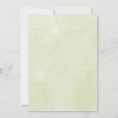 baby shower invitation with a Berry Sweet theme 招待状 (裏面)