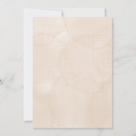 Baby shower invitation with a cowboy theme 招待状 (裏面)