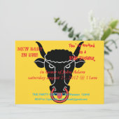 Baby Shower Invitation with Flag of Uri 招待状 (スタンド正面)