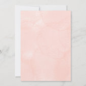 Baby shower invitation with playful teddy bear 招待状 (裏面)