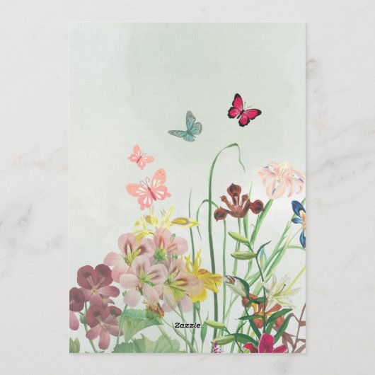 Baby Shower Invitations  招待状 (裏面)