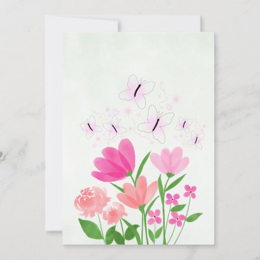 Baby Shower Invitations  招待状 (裏面)