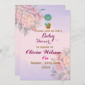 Baby Shower Invitations  招待状 (正面/裏面)