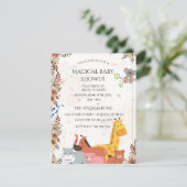 Baby Shower Invitations | Custom Wildflower Card 出欠カード (スタンド正面)