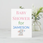 Baby Shower Invitations Enclosure Cards Signs | De エンクロージャーカード (スタンド正面)