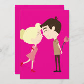 baby shower invitations for love 招待状 (正面/裏面)