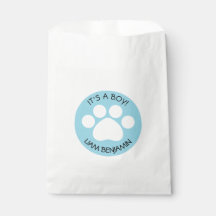 Baby Shower - It's a Boy - Paw Printテーマ