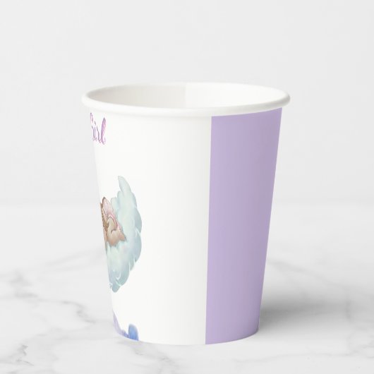 Baby Shower Its A girl 紙コップ (左)