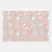 Baby Shower & Kids Birthday Wrapping Paper ラッピングペーパーシート (正面3)