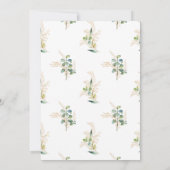 Baby Shower Koala Invitation 招待状 (裏面)