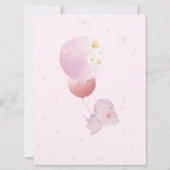 BABY SHOWER LINDO HIPO. PARA BEBÉ NIÑA 招待状 (裏面)