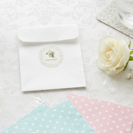 Baby Shower - "Little Sprout" Floral ラウンドシール