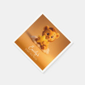 Baby Shower Napkins – Little Lion & Star スタンダードカクテルナプキン (角)