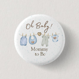 Baby Shower Oh Baby! Button 缶バッジ