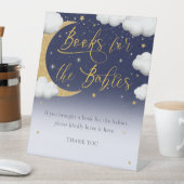 Baby Shower Over the Moon Books for Babies 台座サイン (インサイチュ)