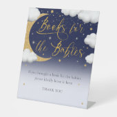 Baby Shower Over the Moon Books for Babies 台座サイン (正面)