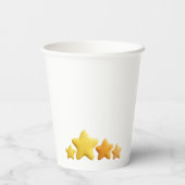 Baby Shower Paper Cup – Teddy Bear on the Moon 紙コップ (裏面)