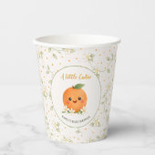 Baby Shower Paper Cups A Little Cutie 紙コップ (正面)
