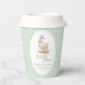 Baby Shower Paper Cups Mother Goose and Gosling. 紙コップ (裏面)