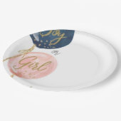 Baby shower paper plate  ペーパープレート (アングル)