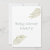 BABY SHOWER PARTY 招待状 (裏面)