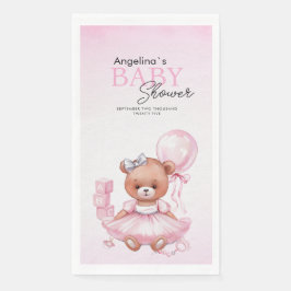 Baby shower  Party Napkins teddy bear.