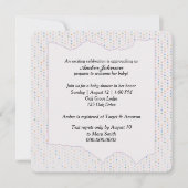 Baby Shower Pastel Polka Dots 招待状 (正面)