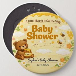 Baby Shower Pin | Little Hunny | Teddy Bear 缶バッジ