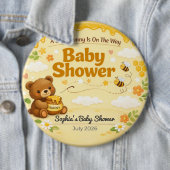 Baby Shower Pin | Little Hunny | Teddy Bear 缶バッジ (インサイチュ)