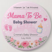 Baby Shower Pin | Mommy To Be | Party Favor 缶バッジ (正面)