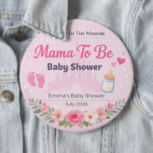 Baby Shower Pin | Mommy To Be | Party Favor 缶バッジ (インサイチュ)