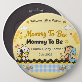 Baby Shower Pin | Mommy To Bee | Little Peanut 缶バッジ