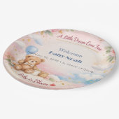 Baby Shower Plates | Bloom Dream Theme ペーパープレート (アングル)
