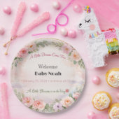 Baby Shower Plates | Blossom Dream Theme ペーパープレート (パーティー)