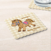 Baby Shower Pony Coaster ペーパーコースター (アングル)
