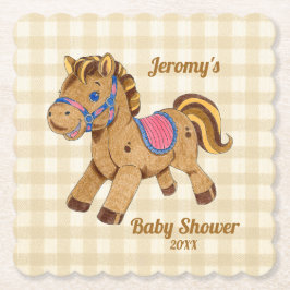 Baby Shower Pony Coaster ペーパーコースター
