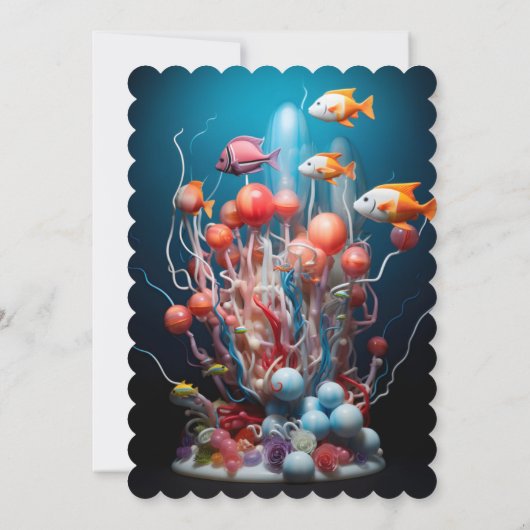 baby shower pour fille 招待状 (裏面)