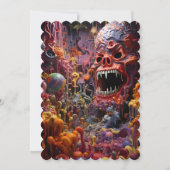 baby shower pour fille 招待状 (正面)